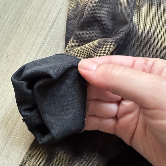 Zara Black and Brown Long Sleeve Dress - Picture 7 of 8